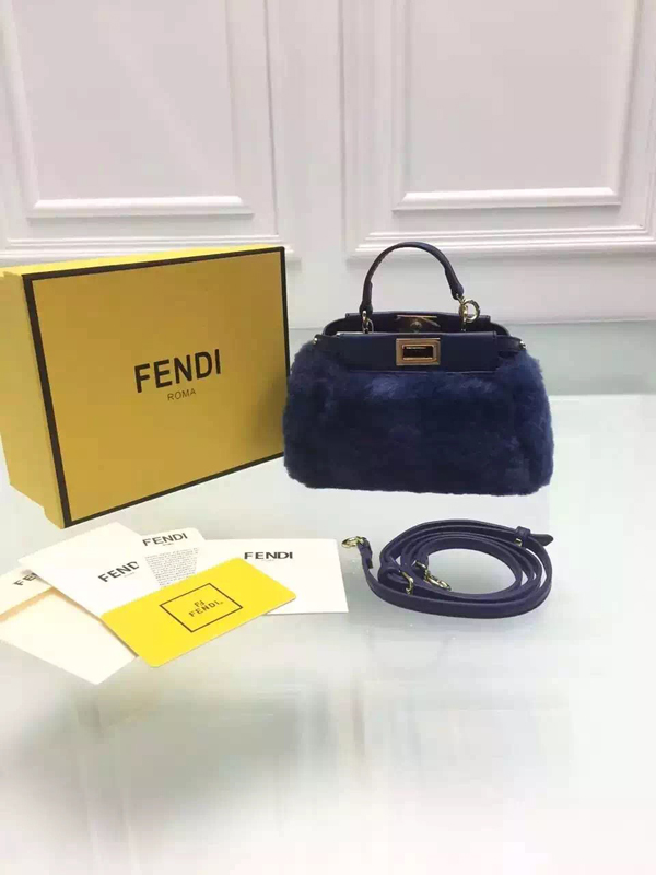 2015秋冬最新作 FE541 フェンディ スーパーコピー FENDI MOUTON MICRO PEEKABOO 8M0355_5AY_F065H